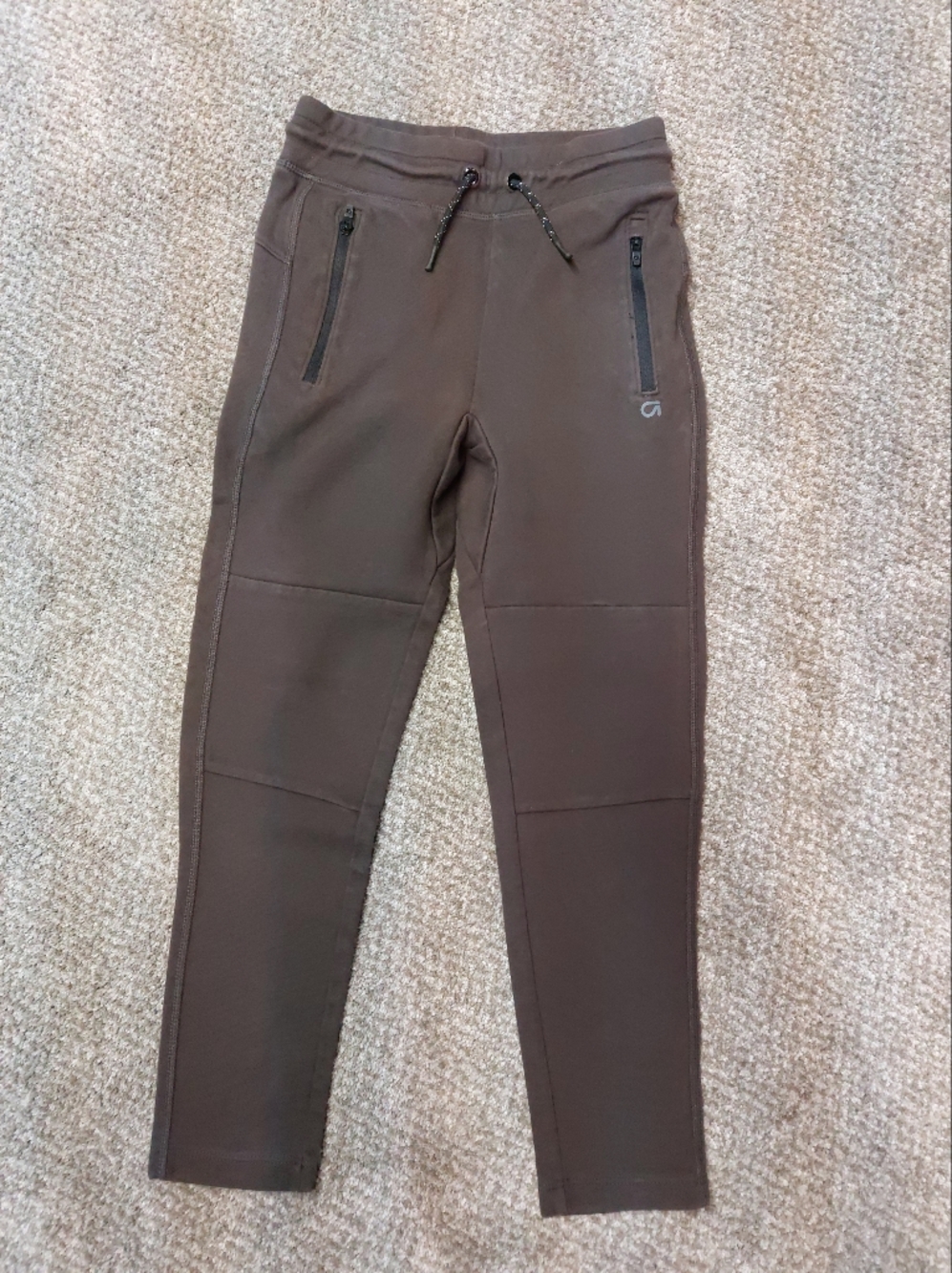GAP Boy's Dark Brown Zip Pocket Joggers